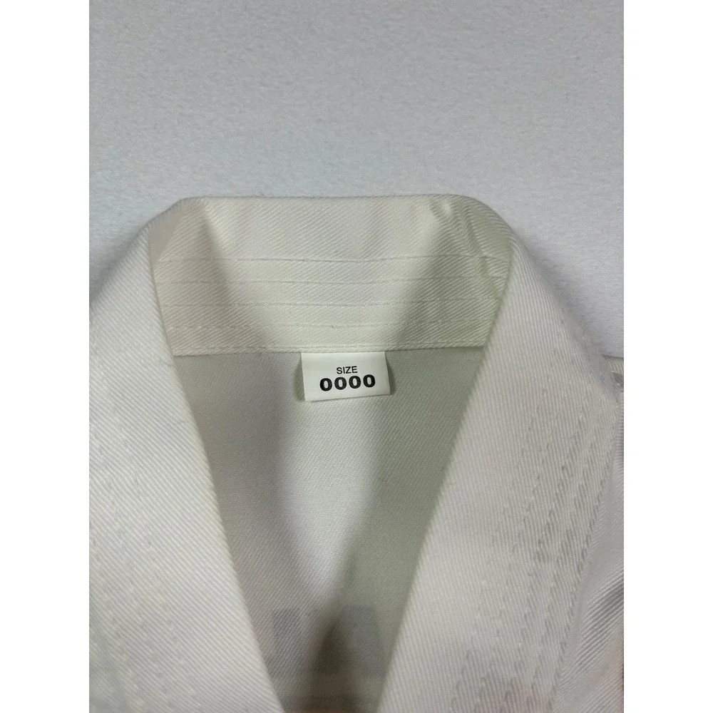 Tiger Claw Kids White Taekwondo Martial Arts Dobok Top Korea USA Patch Size 0000